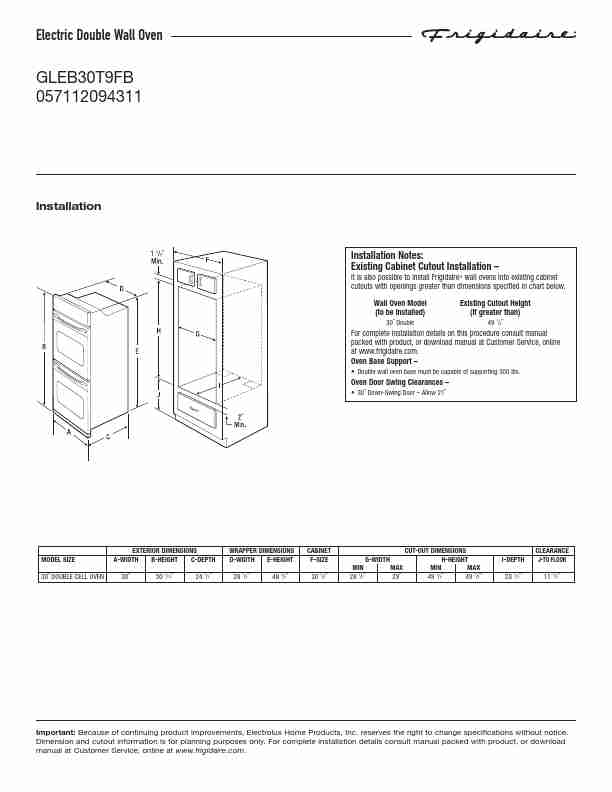 Frigidaire Double Oven GLEB30T9FB-page_pdf